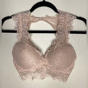 PINK Pink Lace Bra Top size Small